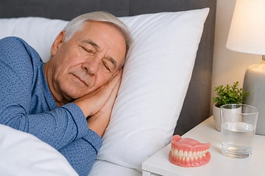 Se poate dormi cu proteza dentară? | Ghidul dentistului 2026