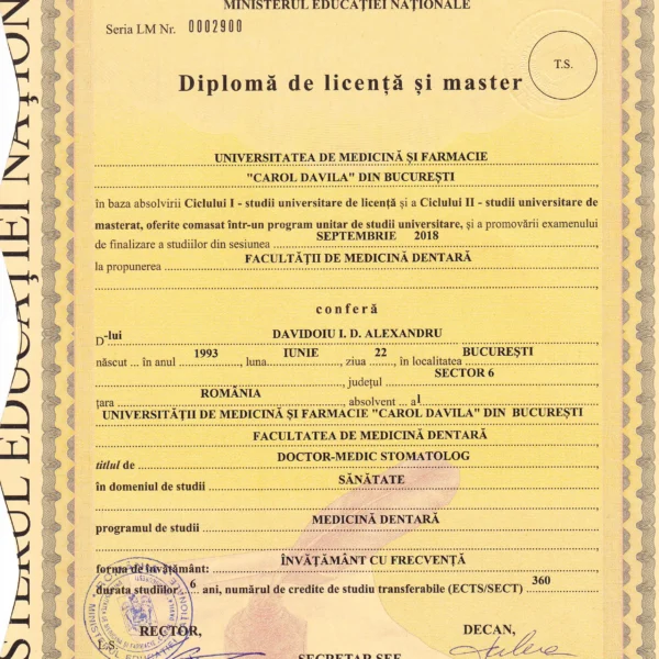 Echipa Davident în cadrul acestui cabinet stomatologic sector 6, oferind servicii complete de stomatologie sector 6 Suntem un dentist drumul taberei de încredere, activând într o clinica stomatologica sector 6 modernă Vizitați ne la acest cabinet stomatologic drumul taberei pentru soluții oferite de un dentist sector 6 experimentat Davident este o clinica dentara sector 6 și un cabinet stomatologic sector 6 drumul taberei dedicat sănătății tale prin servicii de stomatologie drumul taberei la standarde înalte